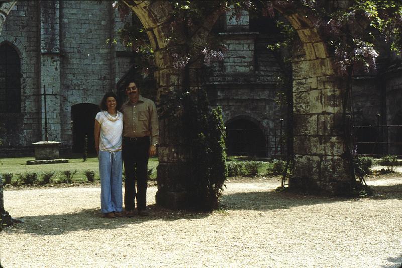 Chartres_garden_us We visited Chartres in 1974.