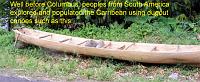 dugout-canoe Carib Territory is in the northeast (Atlantic coast).  Arawaks from South America colonized Caribbean islands, and were living on them when Columbus arrived.  These peoples acquired the name 