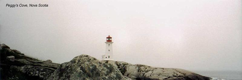 25-peggyscovelight Peggy's Cove is really not far from Halifax. It's also about three miles from the memorial to Swissair Flight 111