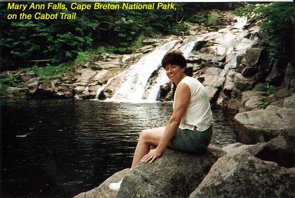 6-rt-maryannfalls Just south of Neil's Harbor along the Cabot Trail, we drove in to take in Mary Ann Falls.