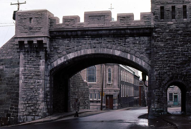 Untitled-TrueColor-56 Old Quebec City gate.  This slide show is of shots I took while on a business  trip to Quebecin 1976.